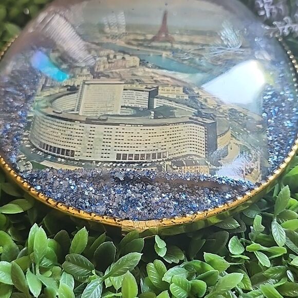 Vintage Domed Eiffel Tower Paris Postcard Wall Decor Coquette - Picture 3 of 8